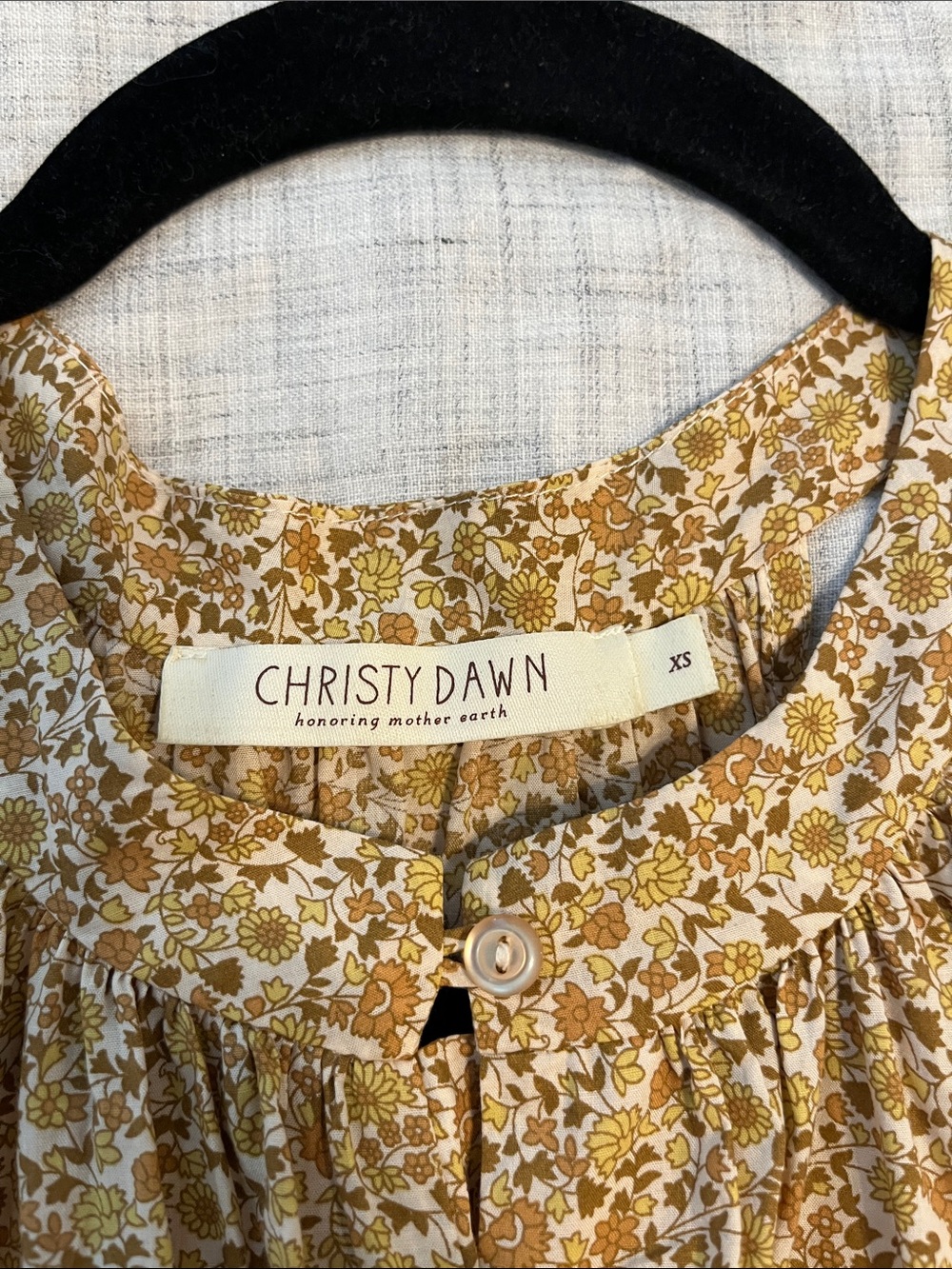 Christy Dawn Reese dress in daffodil blooming meadow - Picture 3 of 12